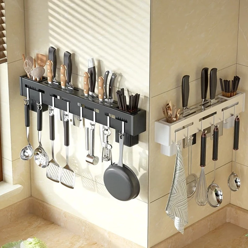 

Держатель для кухонных ножей настенный держатель для ножей из нержавеющей стали держатель для кухонной утвари держатель для ножей полка дл...