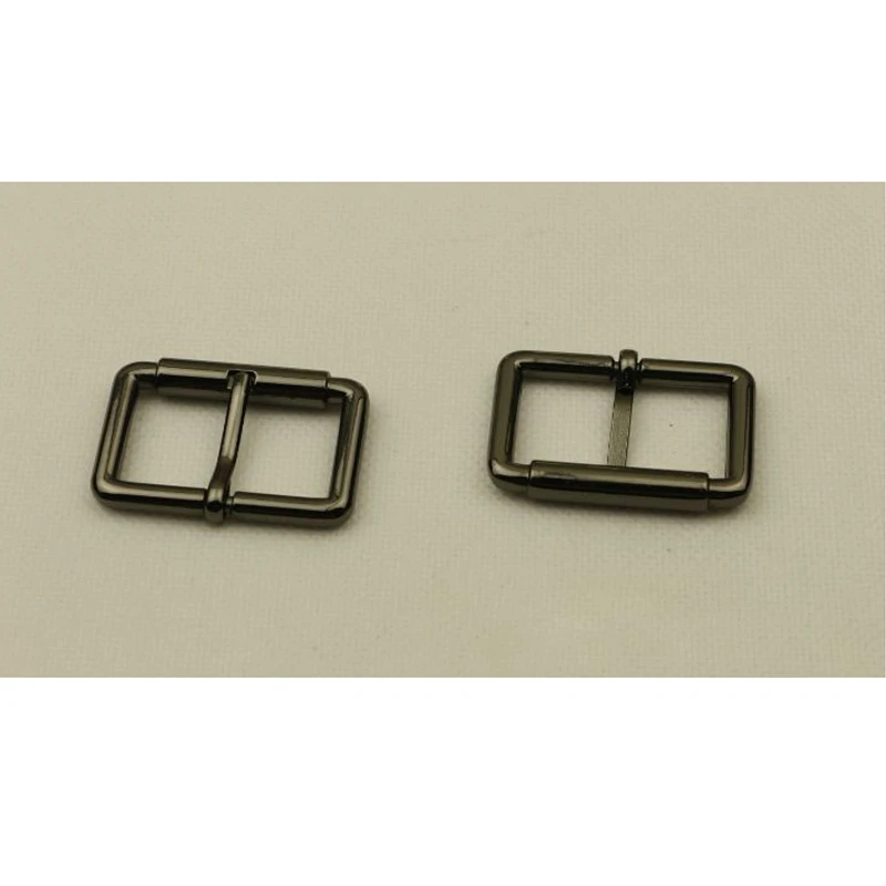 10pcs Metal Heavy Duty Hand Bag Shoe Strap Belt Web Adjust Roller Pin Buckle Snap Rectangle Ring Leather Metal Pin Belt Buckles