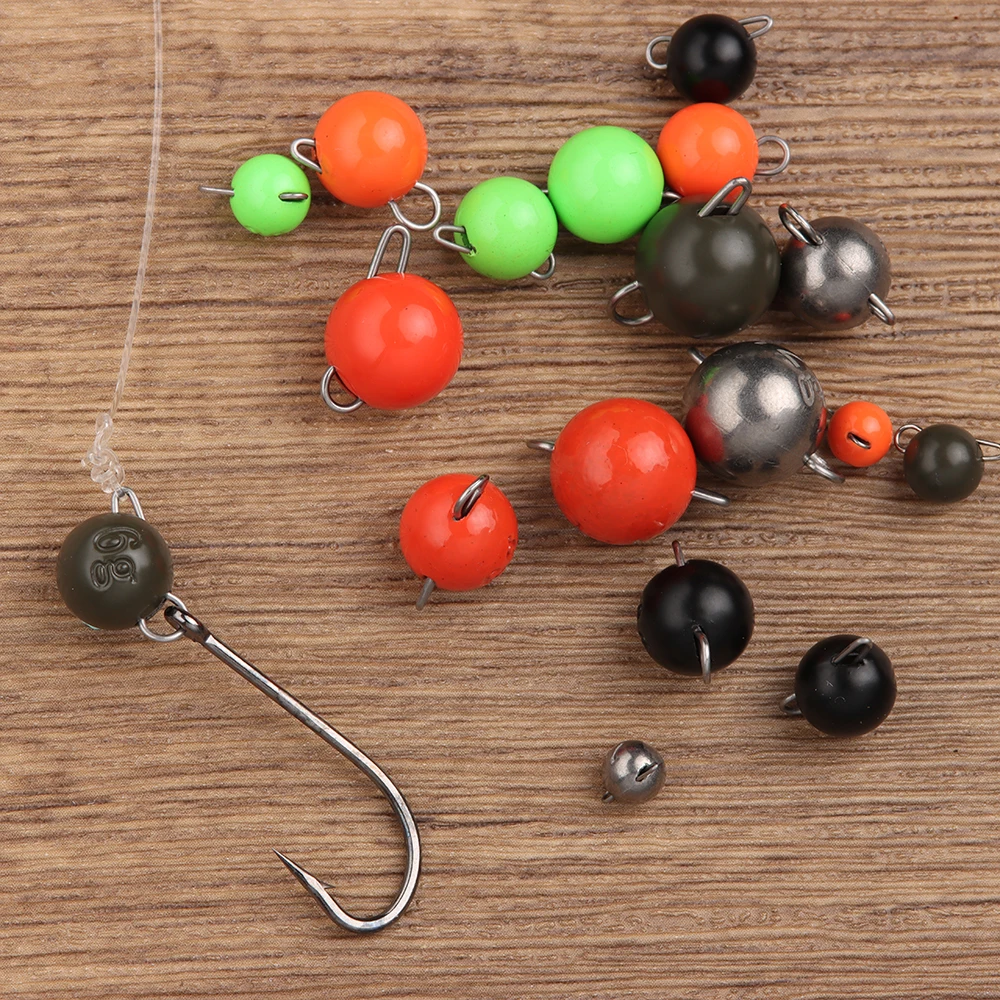 Зеленые рыболовные грузила s 1 шт. свинцовая Поворотная джиг-головка приманка для