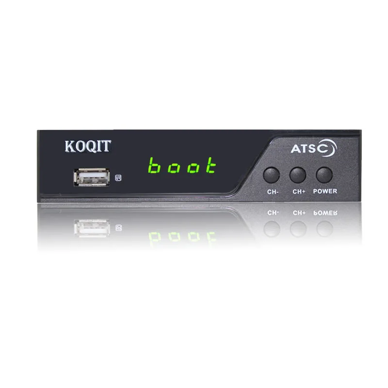 Эфирное ATSC цифровое тв-конвертер 1080P HDMI HD tv аналоговый 3/4CH чистый QAM кабельный приемник ТВ-тюнер внутренняя VHF UHF антенна
