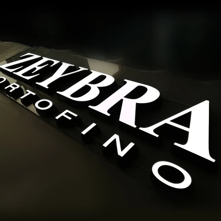 Подсветка для лица водонепроницаемая индивидуальная буква акриловая