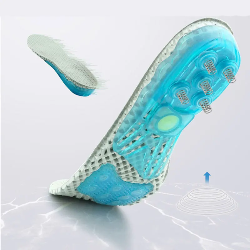 Insoles For Feet Arch Support Padded Super Shock-Absorbant Sports Insole For Shoes Pain Relieve Shoe Insoles For Men Women