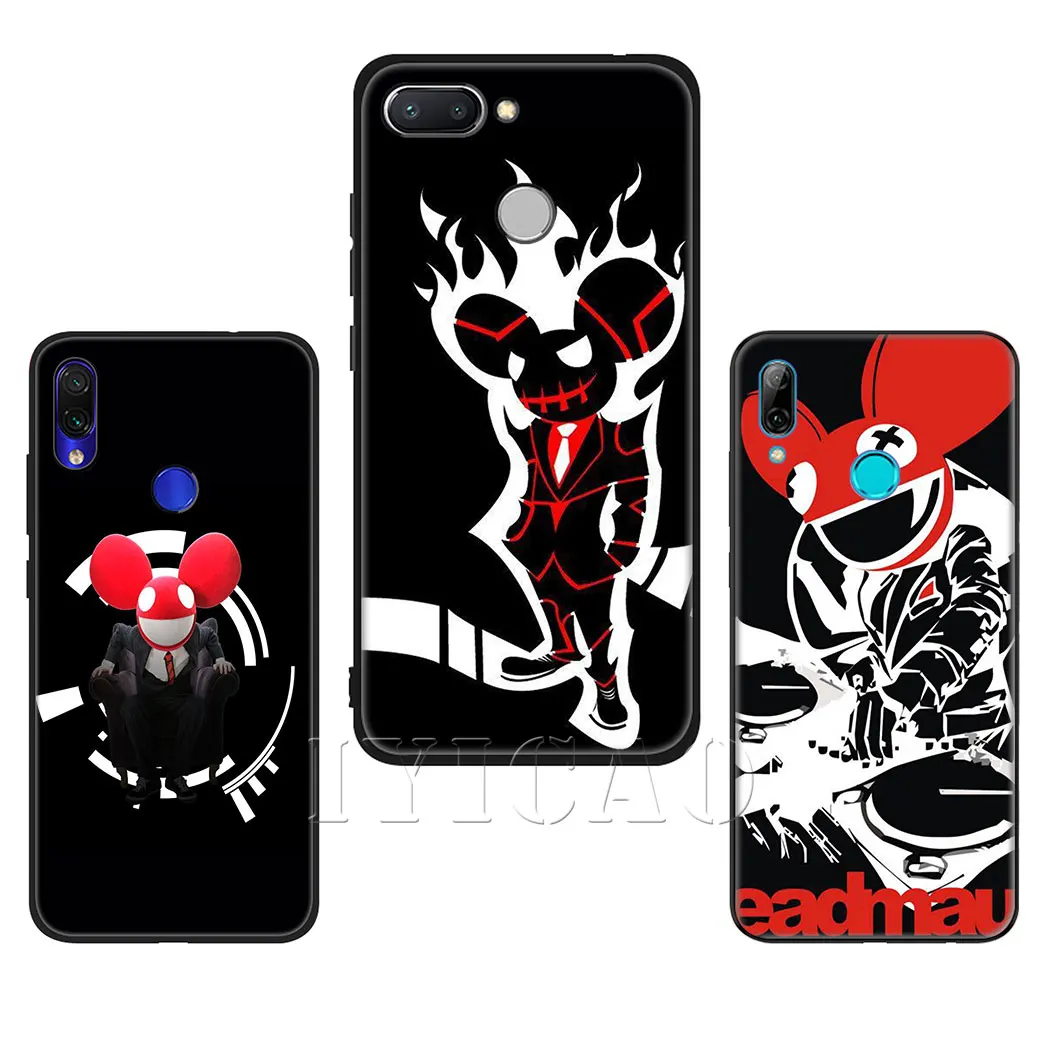 IYICAO Deadmau5 Soft Silicone Case for Xiaomi Redmi Note 4X 5 6 7 8 Pro 5A Prime |