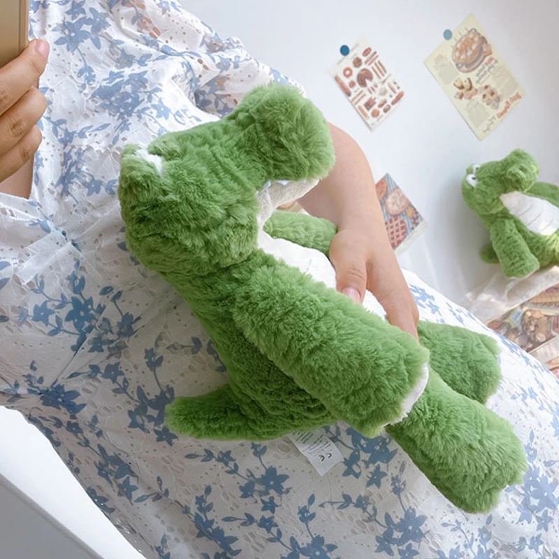 Мягкий плюшевый игрушечный крокодил 36 см | Игрушки и хобби