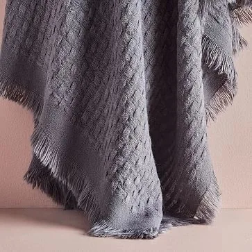 Скандинавский вафельный диван вязаное одеяло для дивана путешествия офиса