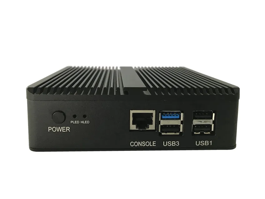 Мини компьютер nano J1900 Dual lan Celeron четырехъядерный 2 0 ГГц безвентиляторный бизнес с 4