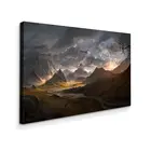 Картина Skyrim - Пейзаж красочная Картина на холсте, современный домашний декор комнаты