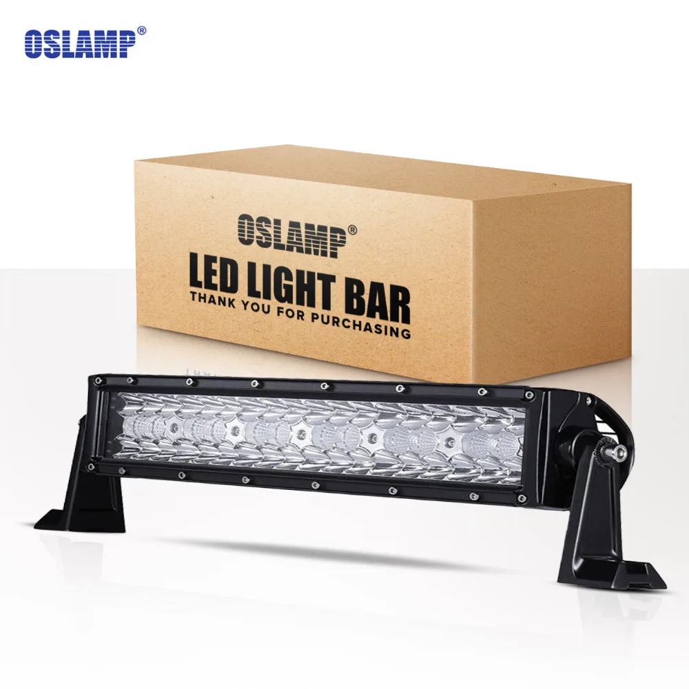 Oslamp Tri Row 14 &quot22&quot 32 &quot42&quot 52 &quot50&quot Прямая светодиодная световая балка для