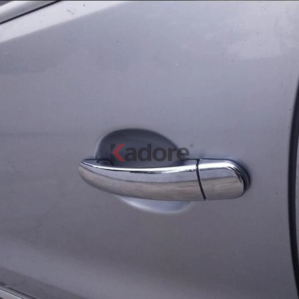 Для Volkswagen Tiguan 2009 2010 2011 2012 2013 ABS хромированные дверные ручки крышки Накладка стайлинга автомобилей авто аксессуары