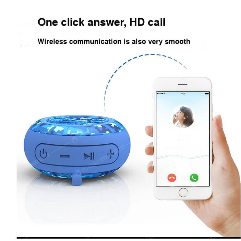 

Водонепроницаемая беспроводная Bluetooth-колонка, плавающая в воде аудиокарта TWS, портативная мини-карта
