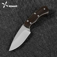 kkwolf stainless steel mini fixed blade tactical knife karambit knife hunting survival camping outdoor tools k sheath edc tools