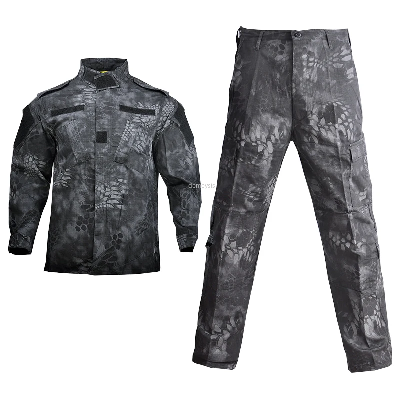 

Военная тактическая Униформа, камуфляжный костюм в стиле милитари для страйкбола, костюм Ghillie, уличная боевая одежда для охоты, штаны, мужск...
