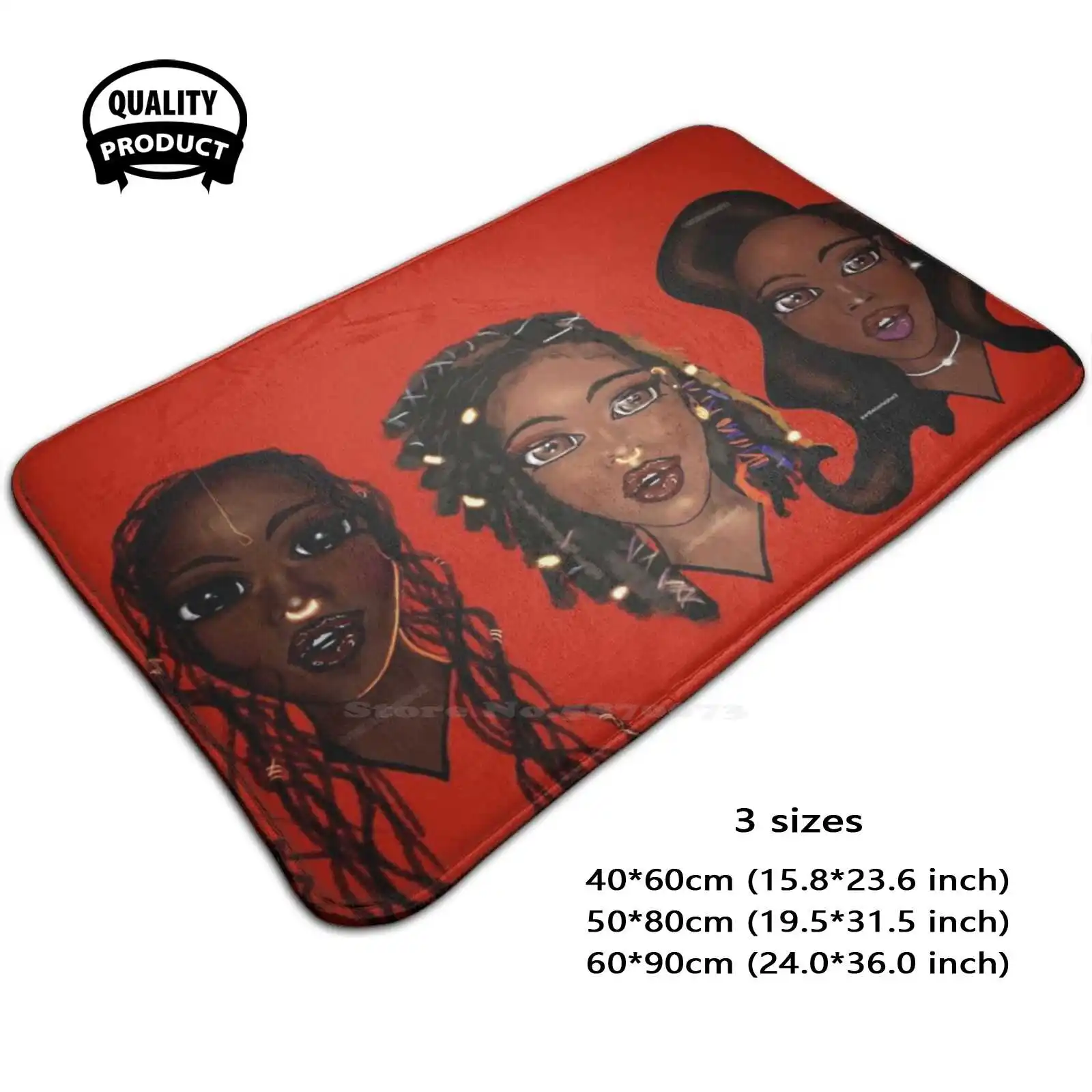 Серия Melanin Beauty-пожарная машина красная мягкая подкладка для ног товары комнаты