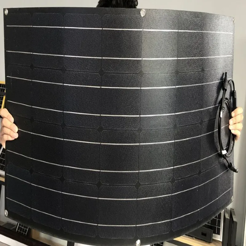 300W 3X100W ETFE полугибкая солнечная панель солнечная батарея panneau solaire 12V Mono Cell для RV лодки яхты автомобиля Караван зарядное устройство