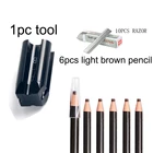4 в 1 карандаш для бровей заточка, микро лезвия, Перманентный макияж тату поставки Водонепроницаемый точилка для карандашей для бровей наконечник тонкий инструмент