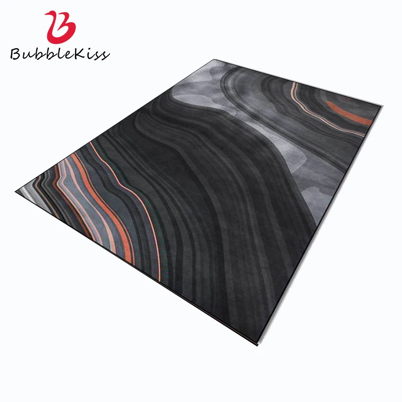 

Нескользящие мягкие коврики для спальни в скандинавском стиле с черным градиентом