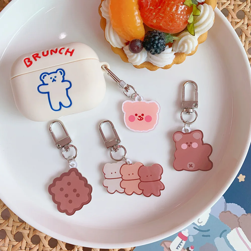 В виде милого героя аниме медведь брелок принт с героями мультфильмов Kawaii