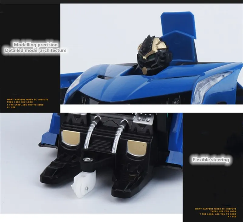 Светодиодный светильник Rc автомобиль трансформации робот автомобиля 1:18