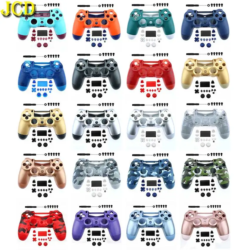 JCD сменный полный корпус и кнопки Модный комплект для PS4 Slim JDS 040 защитный чехол