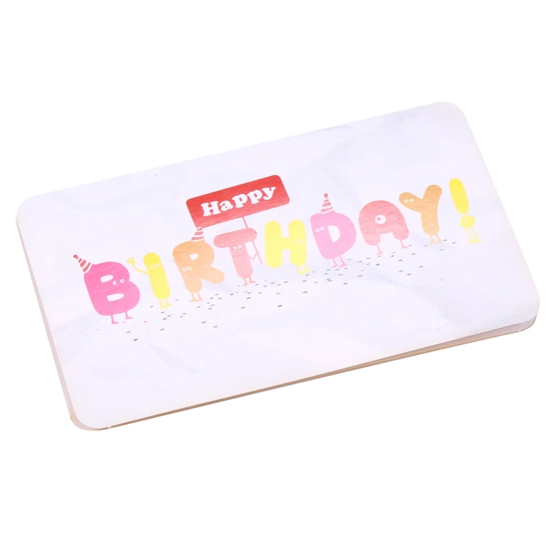 Поздравительная открытка с 3d-изображением торта мечты рождества дня рождения