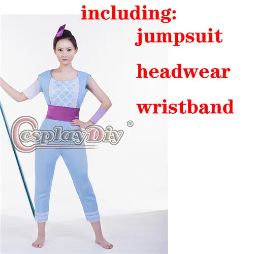 Only Jumpsuit Косплей diy История Игрушек 4 БО Открытый косплей Женский костюм девушки История игрушек костюм плащ L320 - Цвет: Only Jumpsuit