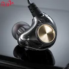 Оригинальные наушники-вкладыши Fonge K1, прозрачные, с сабвуфером, стереонаушники с басами, наушники с микрофоном для iPhone, Xiaomi, высокое качество