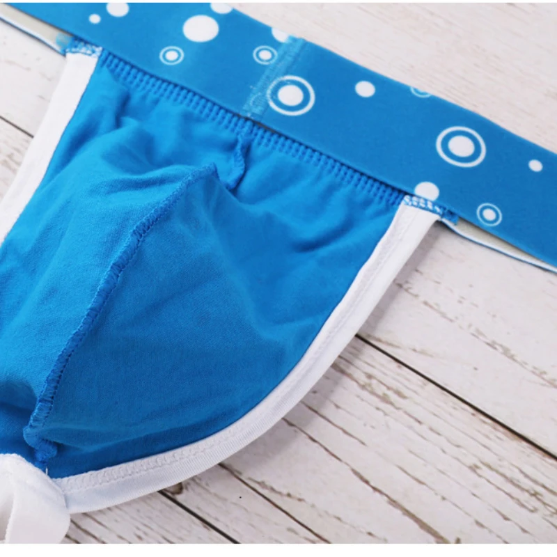 AIIOU Мужское нижнее белье для геев бандаж на веревочках и g-стринги модные принты