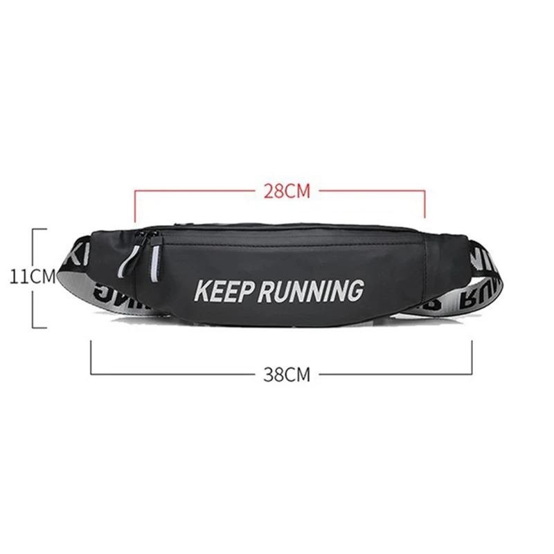

Running Waist Belt Running Bag Phone Pouch Sport Pocket Jogging Pack Keep Running Sport Bag With Reflective