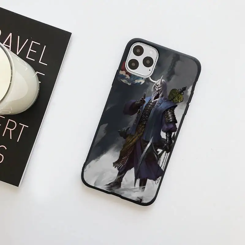 

Anime black ninja samurai Phone Case for iPhone 11 12 pro XS MAX 8 7 6 6S Plus X 5S SE 2020 XR Soft silicone