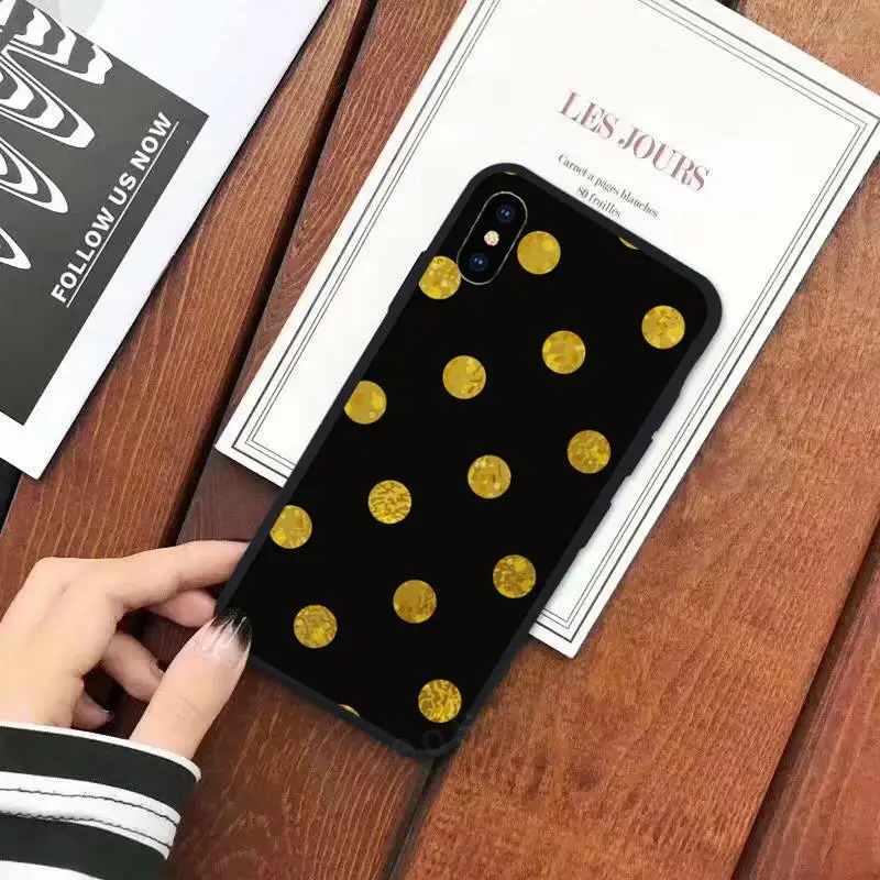 

Polka dots aesthetics pattern Phone Case for iPhone 11 12 mini pro XS MAX 8 7 6 6S Plus X 5S SE 2020 XR