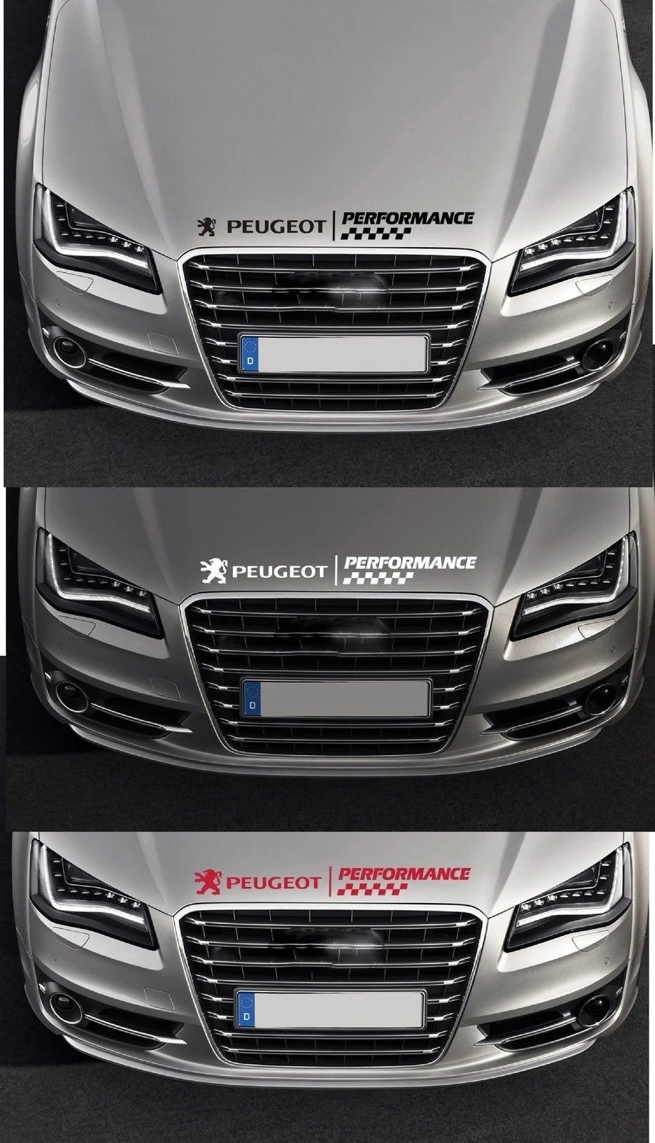 

Для-производительности чеки капота-Наклейка автомобиля клей 585 мм Длинный