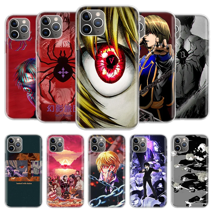 

Hunter X Hunter Phantom Troupe Cover Phone Case For iPhone 13 12 11 Pro 7 6 X 8 6S Plus XS MAX + XR Mini SE 5S Coque Shell Capa