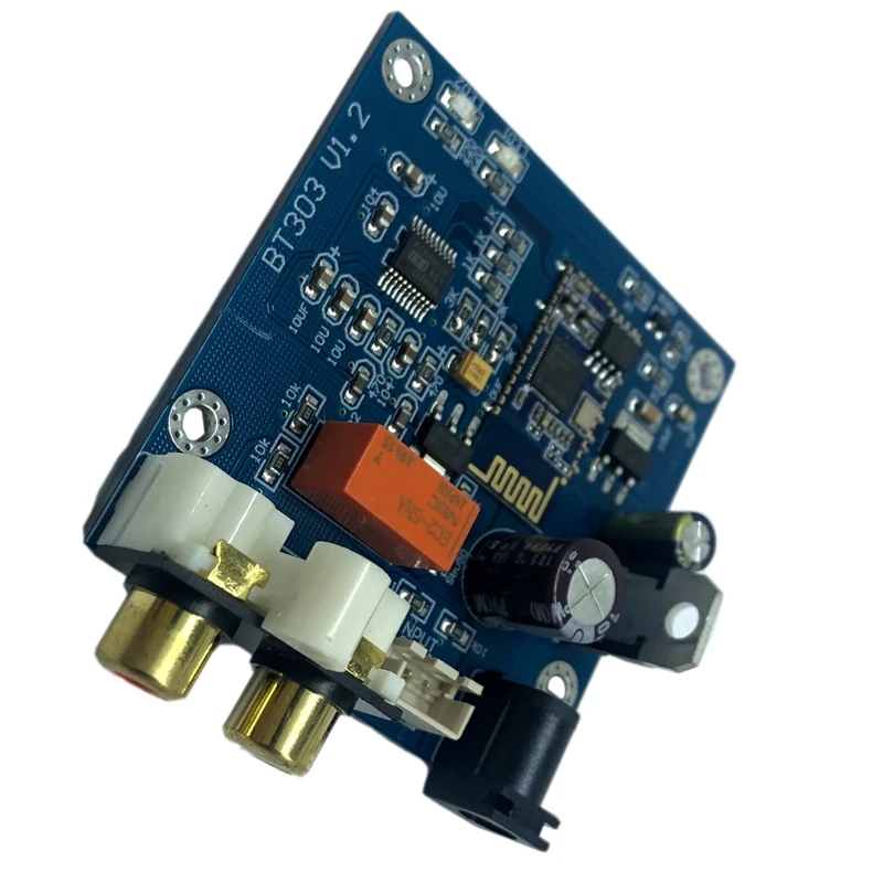 Модуль Bluetooth 5 0 постоянного тока 7-12 В с поддержкой A2DP/AVRCP/HFP/AAC/I2S Φ модуль для