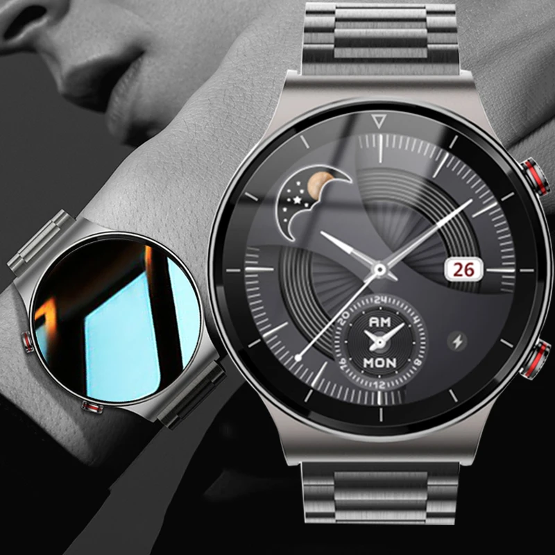 

Smart Watch Men 2021 Bluetooth Call Android Smartwatch Blood Pressure Ecg 1G Smart Watch For Xiaomi Iphone IOS Huawei GT 2 Pro