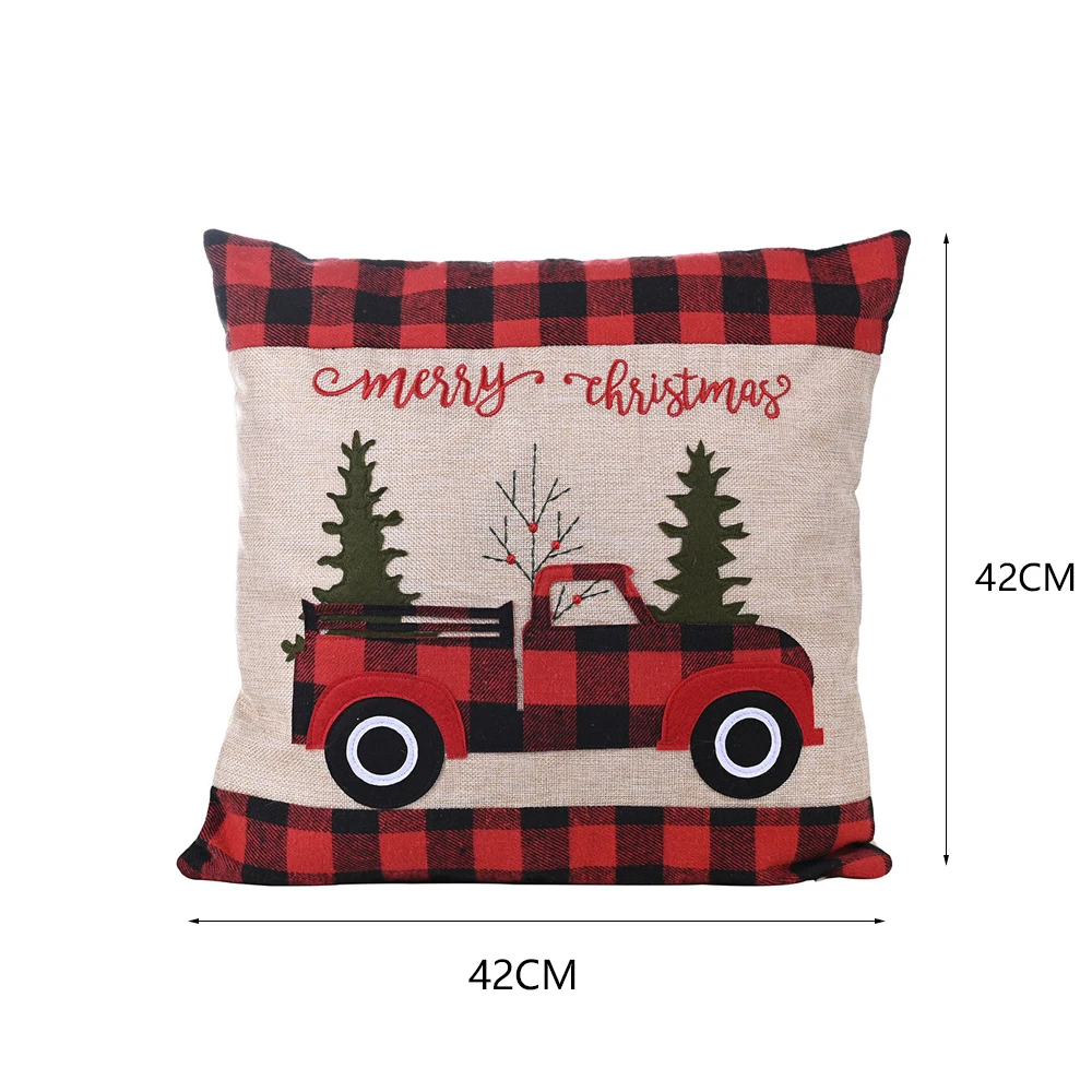 

ADOREHOUSE Christmas Cushion Cover Xmas Decorative Pillow Cover Pillowcase 2020 Christmas Decorations For Home Navidad New Year