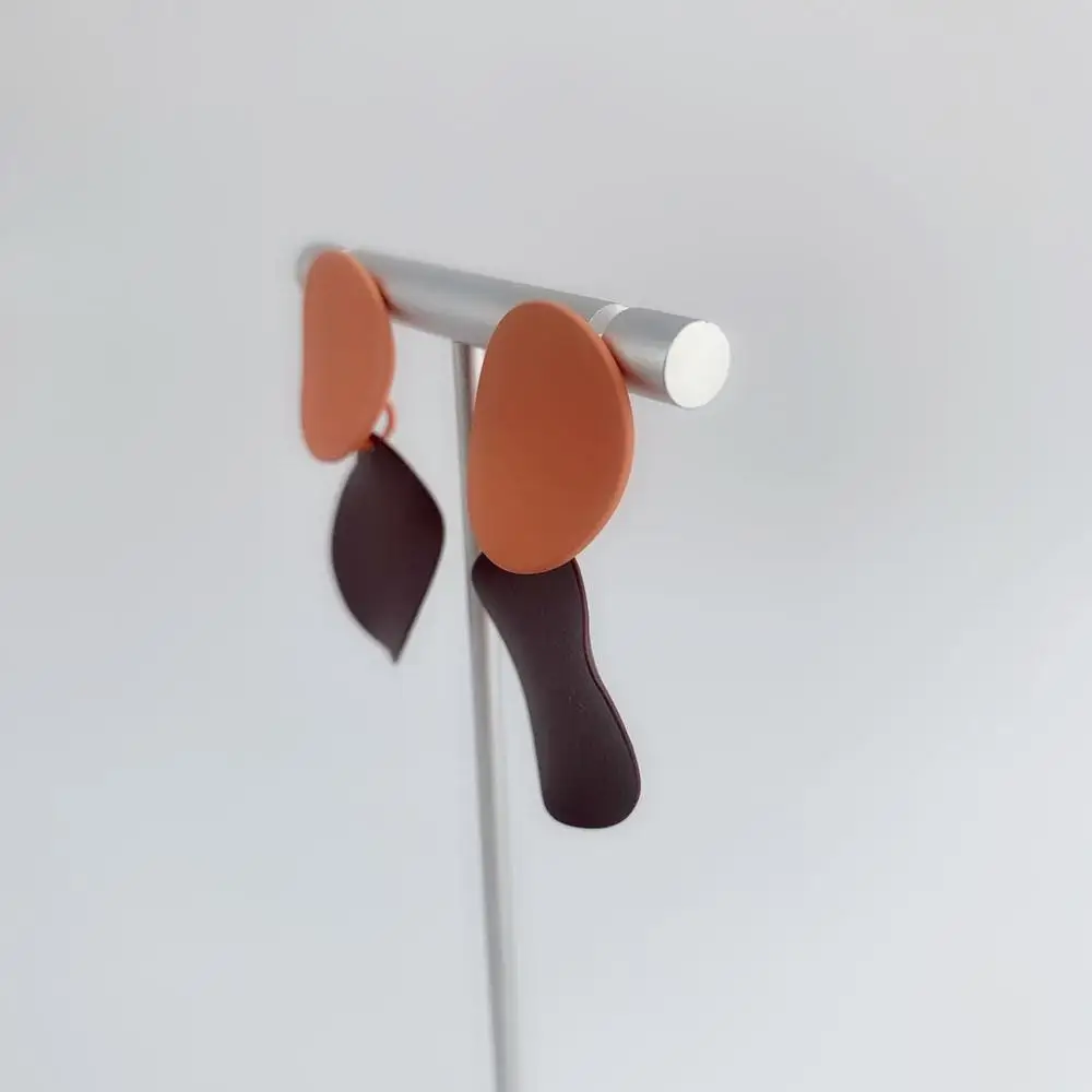 Новые резиновые серьги с рисунком модные ювелирные изделия свадебные подарки