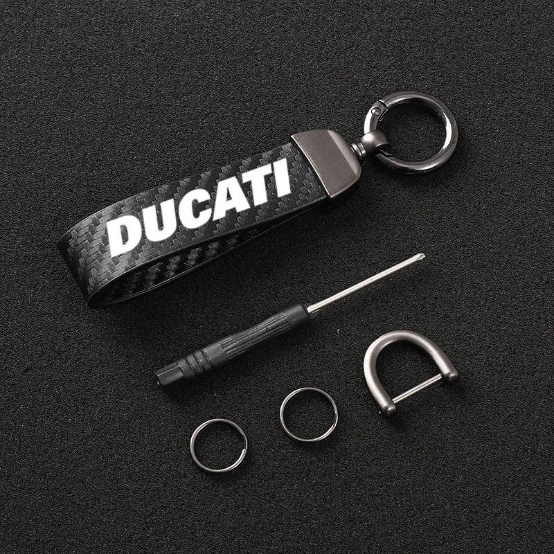 Кольцо для ключей из углеродного волокна Ducati 796 795 821 Monster 696 демоel Multistrada скремблер