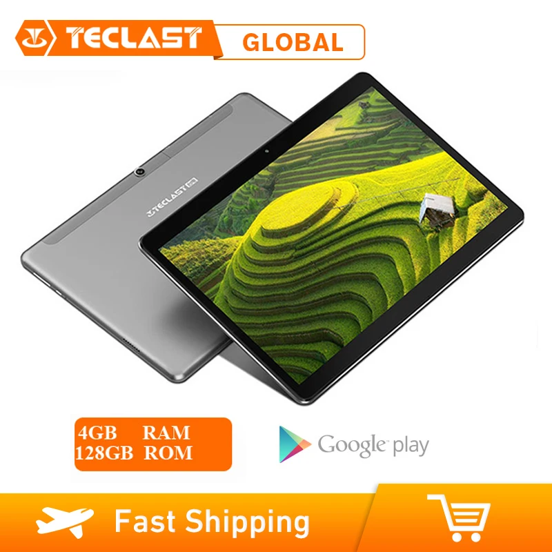 Фото Планшетный ПК Teclast M20 10 1 дюймов Android 8 0 4 Гб ОЗУ 128 ПЗУ MT6797 ГГц Deca Core процессор 1920 МП