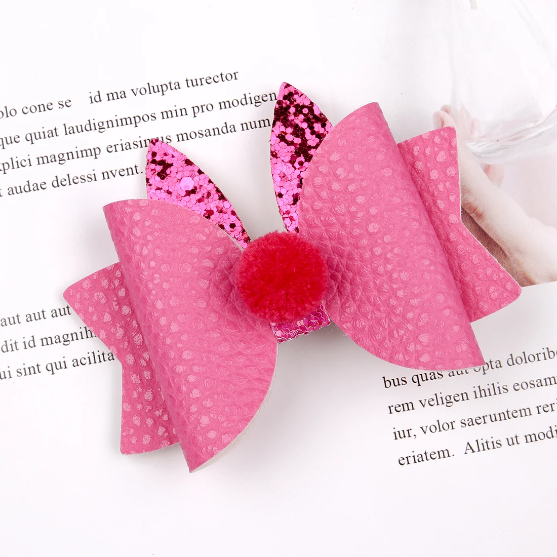 Резинка для волос XIMA 12 шт./лот 3 дюйма из искусственной кожи |