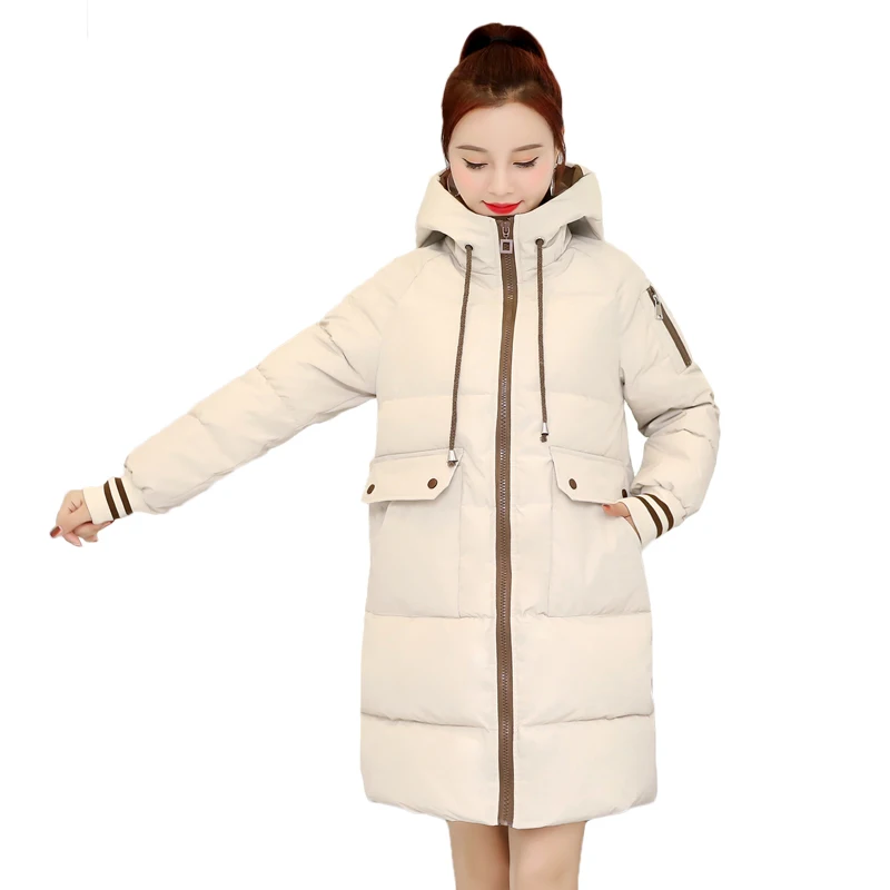 

Cotton padded clothes women 2020 new bread clothing Korean work clothes coat winter medium long cotton padded jacket light down