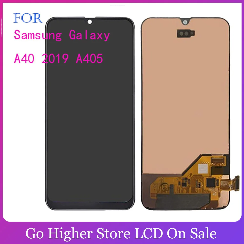 AMOLED For Samsung A40 LCD A405 display touch Screen Digitizer Assembly with frame | Мобильные телефоны и аксессуары