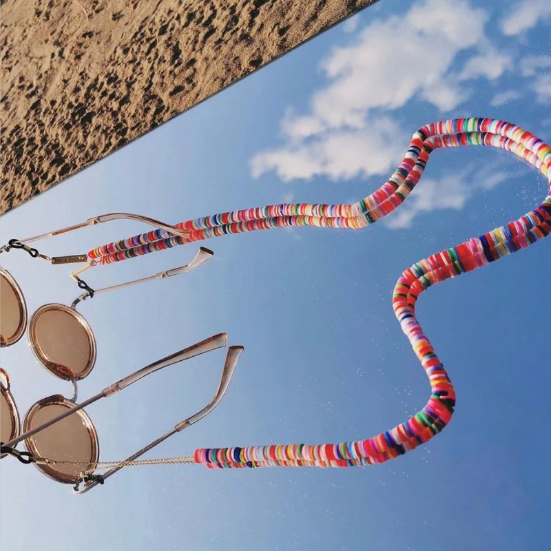 

Soft Pottery Multicolor Glasses Chain
