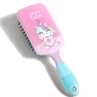 Расческа детская с мультяшным рисунком в виде единорога, русалки, кота, массажная Расческа для девочек, расческа для переноски длинных волос, мм расческа с узлом