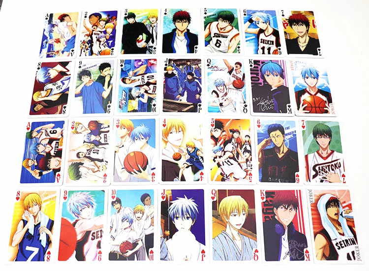 Аниме Kuroko игрушки Kuroko's баскетбольный покер персонаж колода игра коллекция