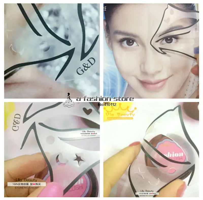 

7 стилей в 1 наборе, быстрое макияж, подводка для глаз в виде кошки, руководство по рисованию, многоразовый трафарет для классической подводки для глаз