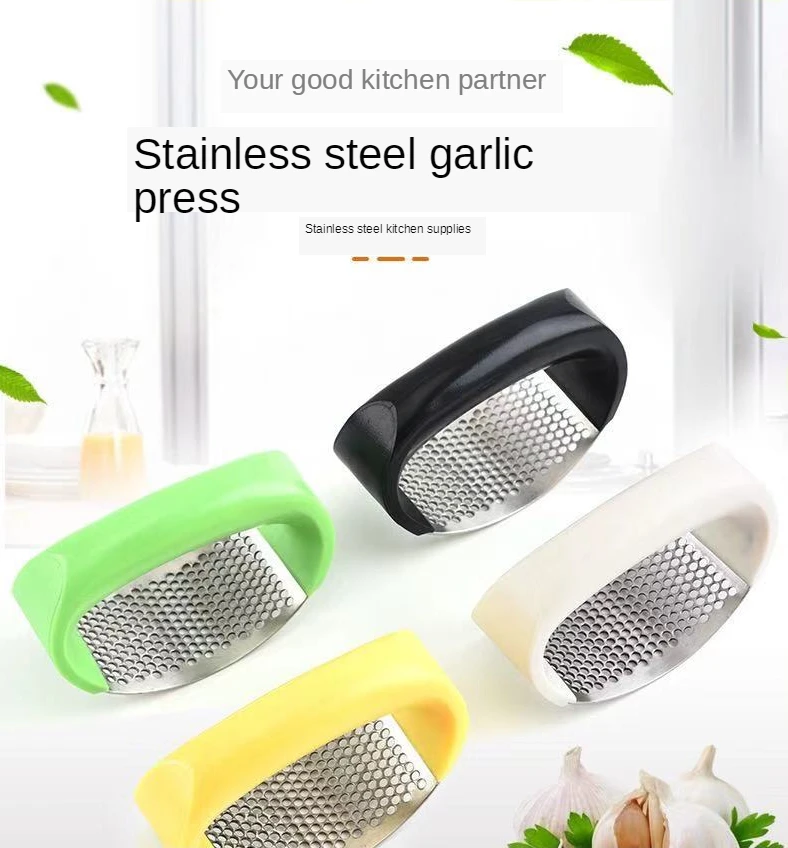 

Manual Garlic Press Device Kitchen Household Press Squeezer Ginger Garlic Tools Kitchen Accessories para moler ajo