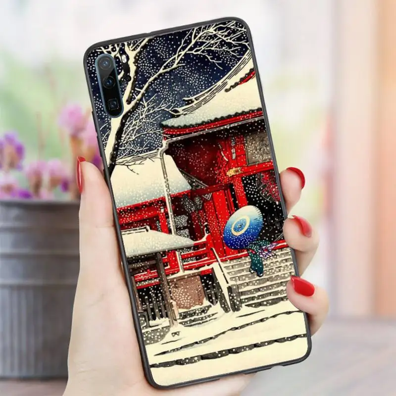 

Ukiyo-e Tokyo Japanese Art Phone Case For Huawei honor Mate P 10 20 30 40 i 9 8 pro x Lite smart 2019 nova 5t