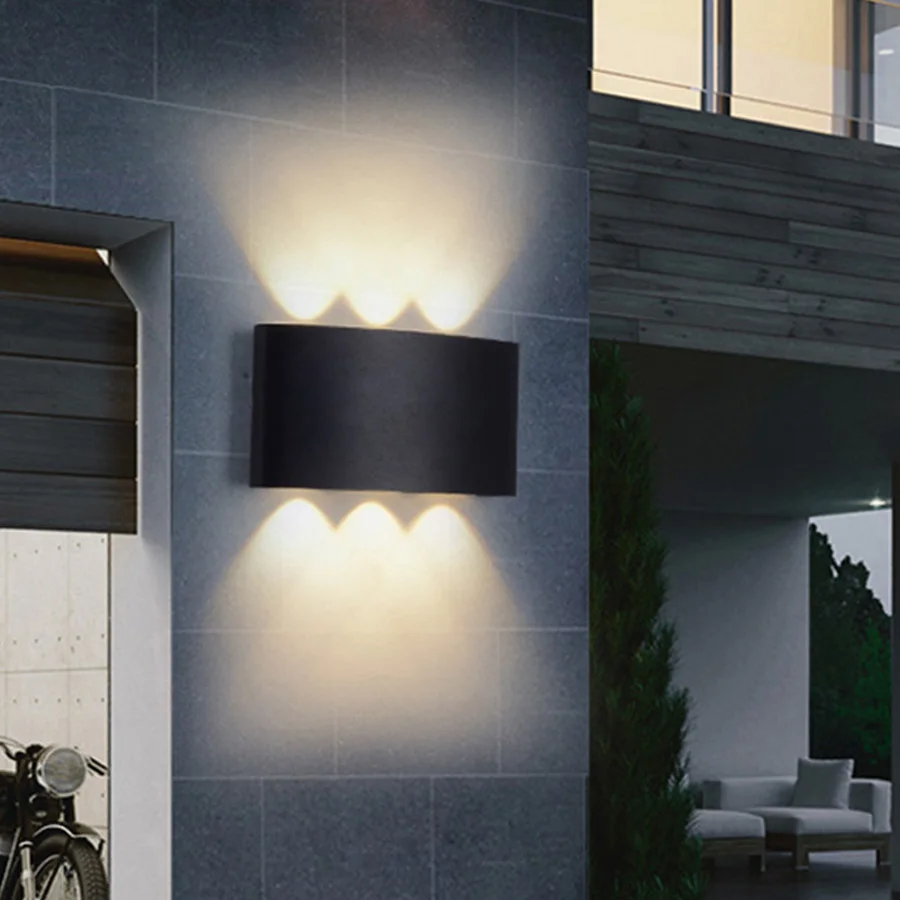 

Waterproof Outdoor LED Wall Lamp IP65 Aluminum PIR Motion sensor wall light Aluminum Balcony Front Door Porch Light
