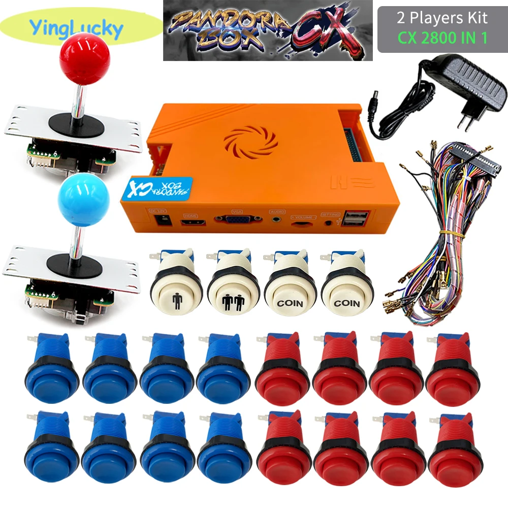Набор для копирования Pandora Box CX 2800 джойстик SANWA американская нажимная кнопка happ 28