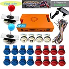 Набор для копирования Pandora Box CX 2800, джойстик SANWA, американская нажимная кнопка happ 28 мм, сделай сам, аркадная машина, домашний шкаф